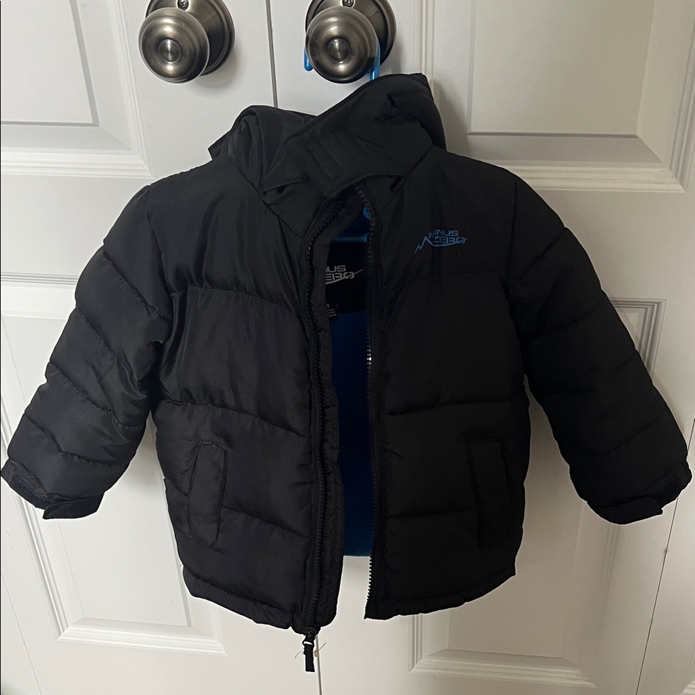 Black Kids Puffer Jacket